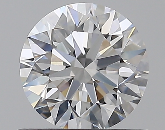 0.66 CaratE-VVS1 EX Cut Round Diamond