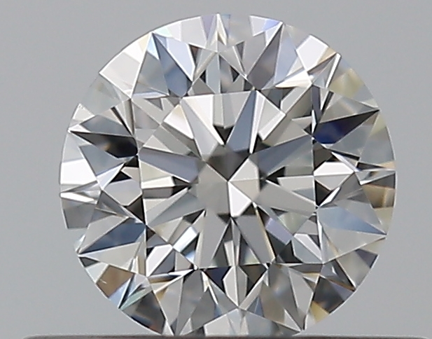 0.43 CaratF-VS1 EX Cut Round Diamond