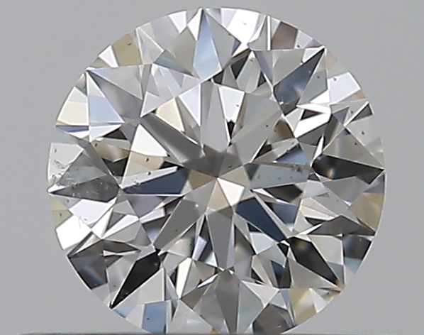 0.42 CaratF-SI1 EX Cut Round Diamond