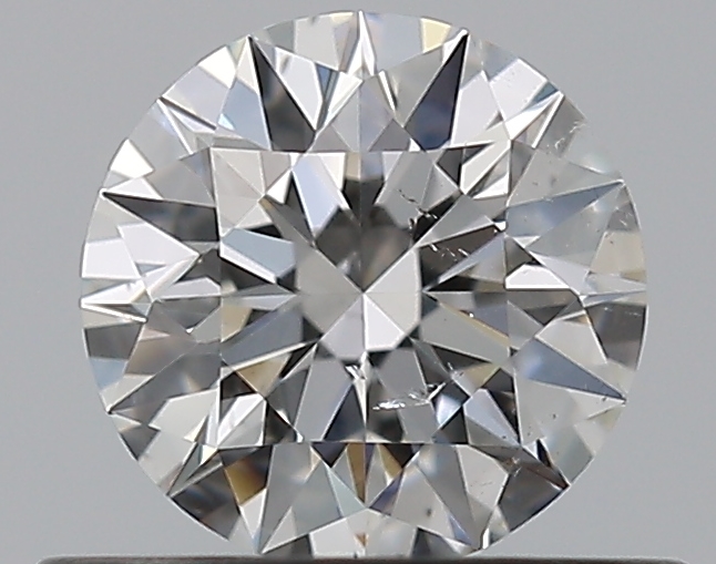 0.5 CaratF-SI2 EX Cut Round Diamond