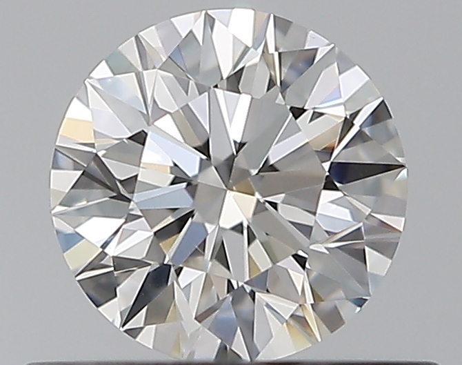 0.5 CaratF-VS2 EX Cut Round Diamond
