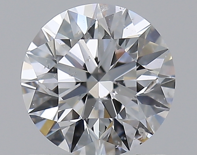 0.96 CaratE-SI2 EX Cut Round Diamond