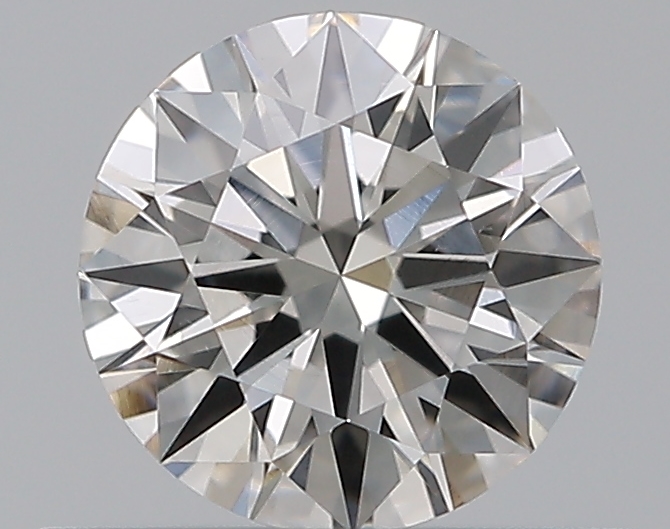 0.5 CaratF-VS2 EX Cut Round Diamond