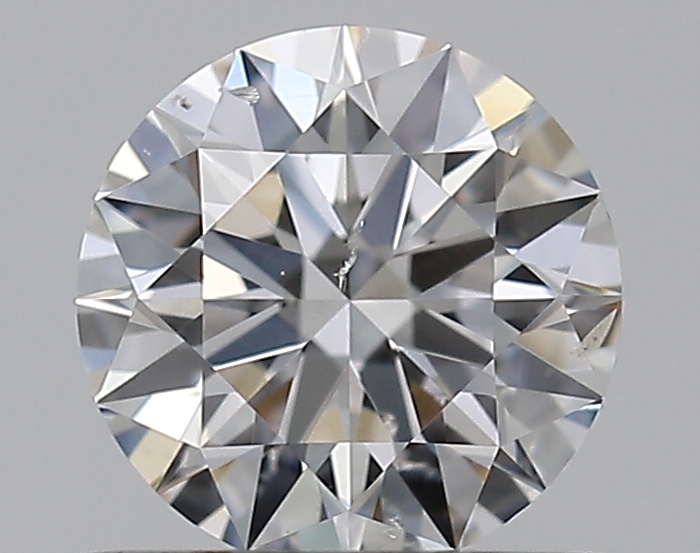 0.5 CaratF-SI2 EX Cut Round Diamond