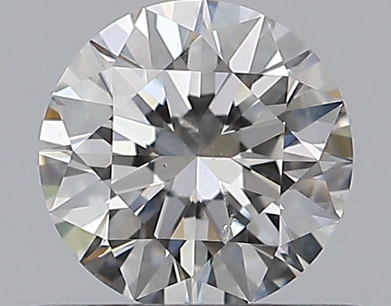0.5 CaratF-SI2 EX Cut Round Diamond