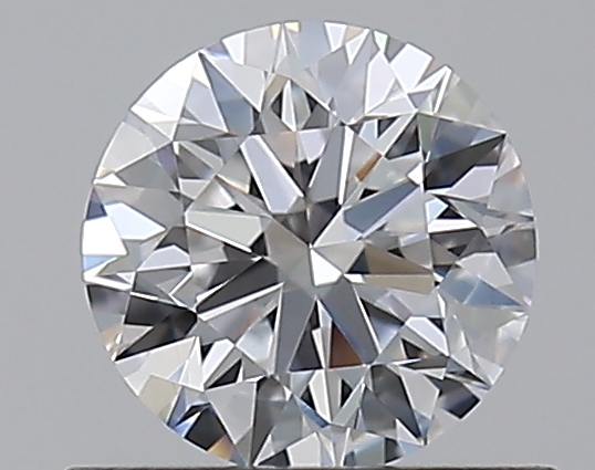 0.58 CaratD-VVS1 EX Cut Round Diamond