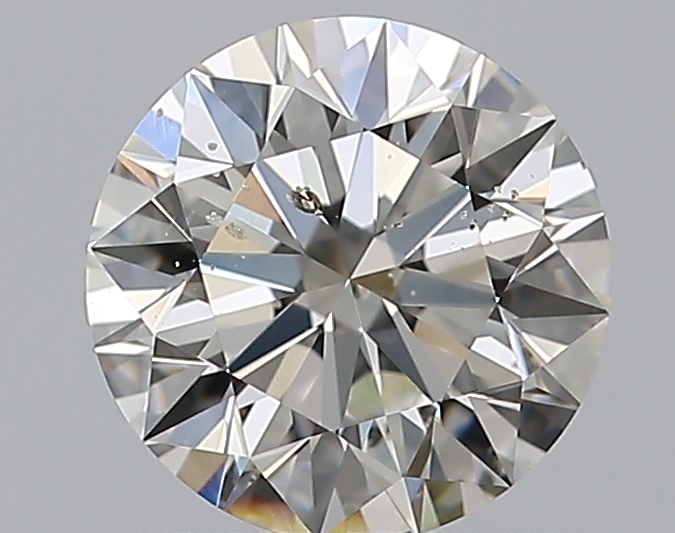 0.9 CaratJ-SI2 EX Cut Round Diamond