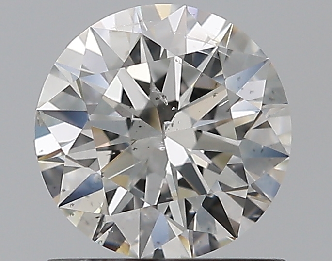 0.96 CaratG-SI2 EX Cut Round Diamond