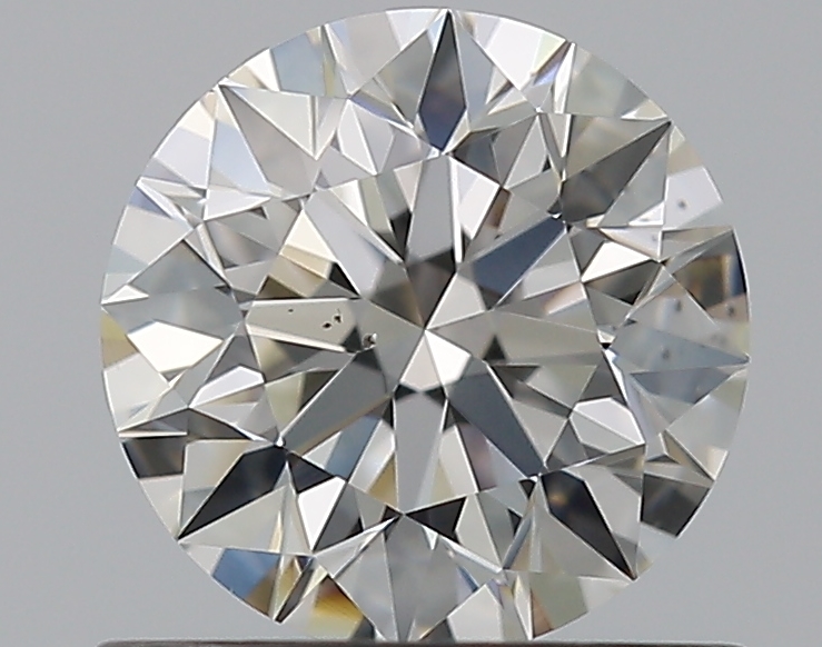0.76 CaratH-VS2 EX Cut Round Diamond