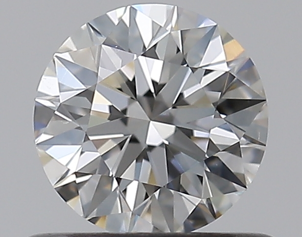 0.5 CaratF-VS2 EX Cut Round Diamond