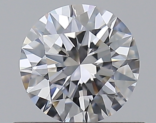 0.43 CaratD-VVS2 EX Cut Round Diamond