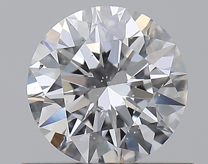 0.53 CaratD-SI2 EX Cut Round Diamond