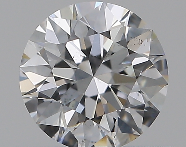 0.53 CaratE-SI1 EX Cut Round Diamond