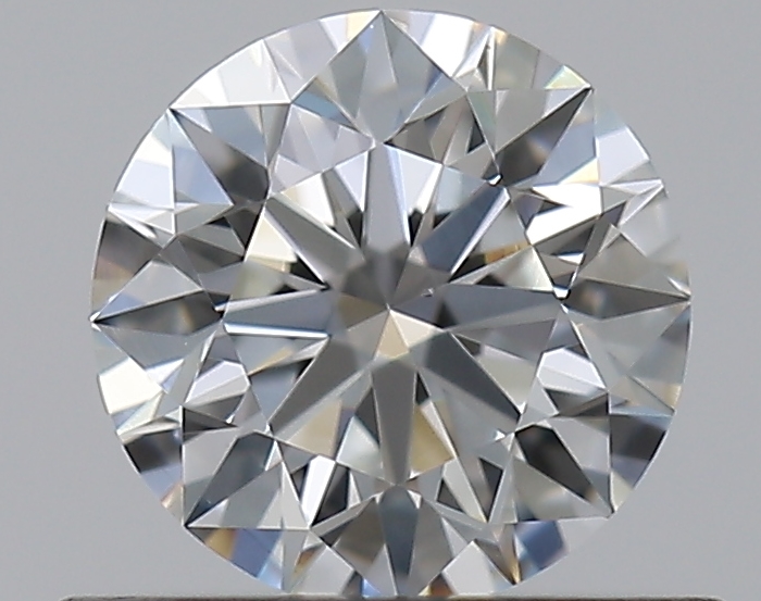 0.53 CaratF-VS1 EX Cut Round Diamond