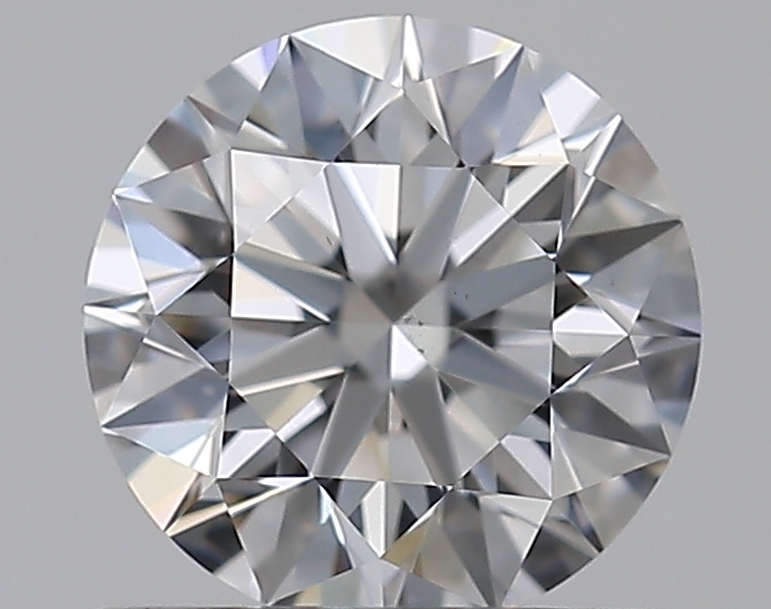 0.53 CaratD-VS2 EX Cut Round Diamond