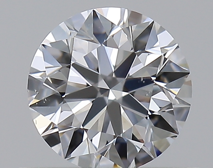 0.52 CaratD-SI1 EX Cut Round Diamond