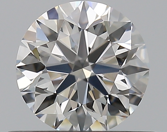 0.53 CaratF-IF EX Cut Round Diamond