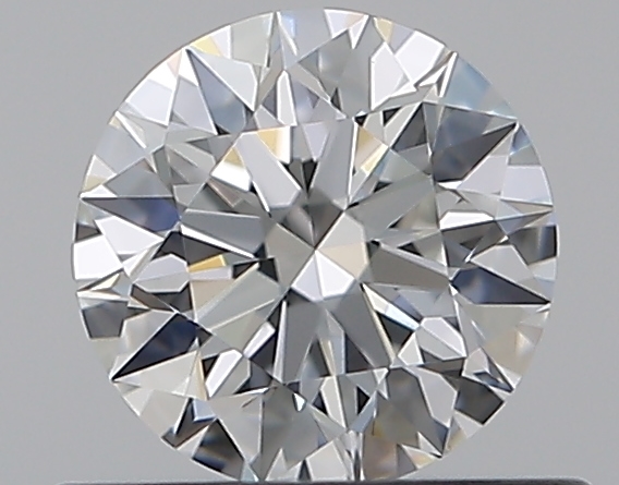 0.43 CaratF-VVS1 EX Cut Round Diamond