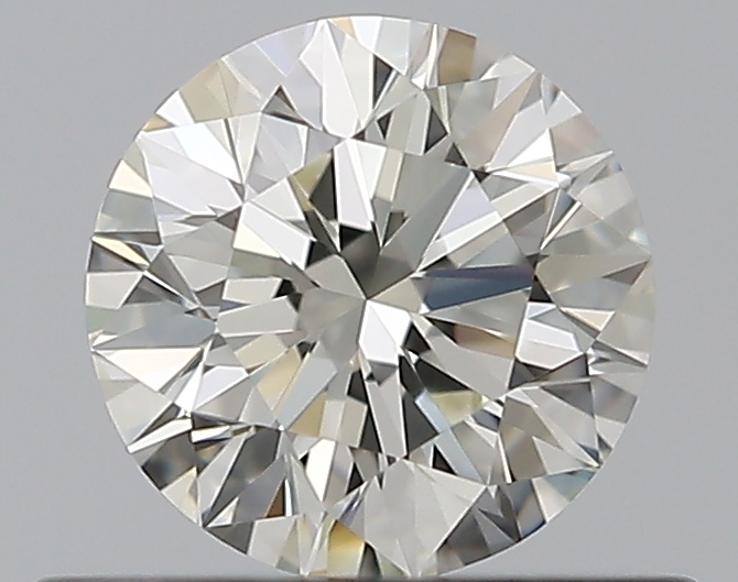 0.5 CaratJ-VVS1 EX Cut Round Diamond