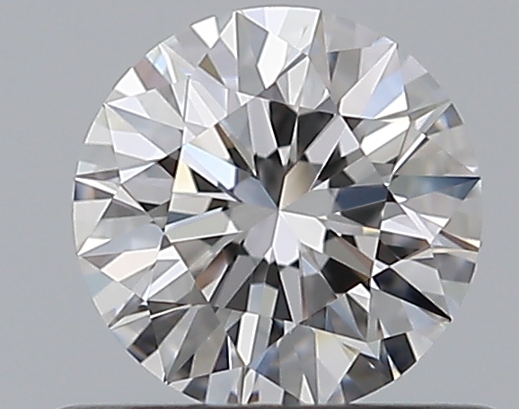 0.5 CaratD-VVS2 EX Cut Round Diamond
