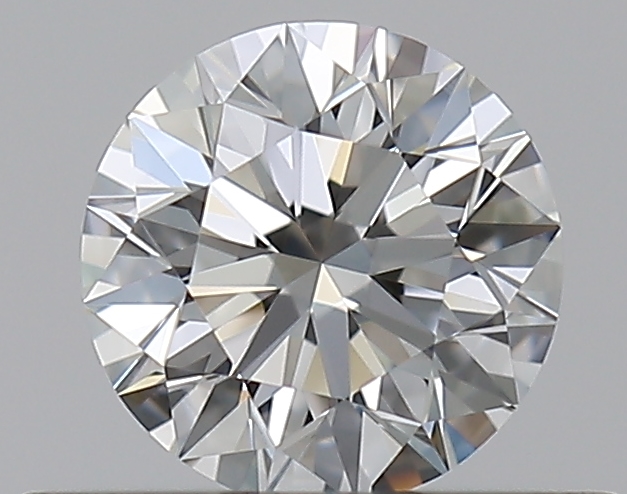 0.38 CaratF-VVS1 EX Cut Round Diamond