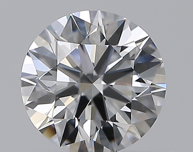 0.53 CaratF-IF EX Cut Round Diamond