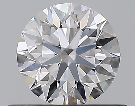 0.5 CaratD-VVS1 EX Cut Round Diamond