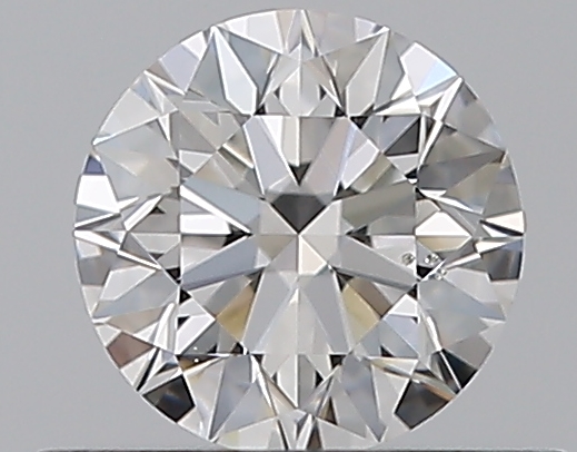 0.46 CaratF-SI1 EX Cut Round Diamond