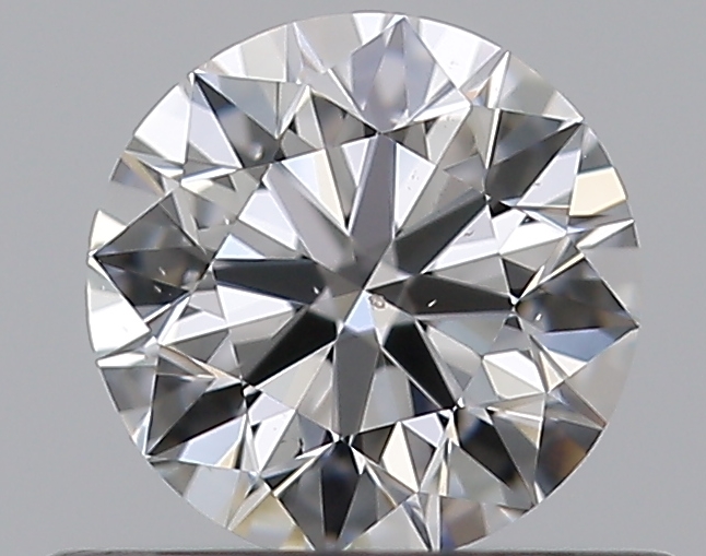 0.5 CaratD-SI1 EX Cut Round Diamond