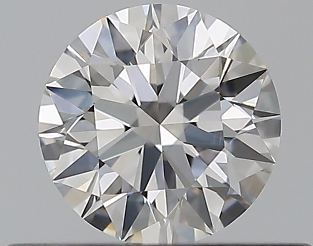 0.38 CaratF-VVS2 EX Cut Round Diamond