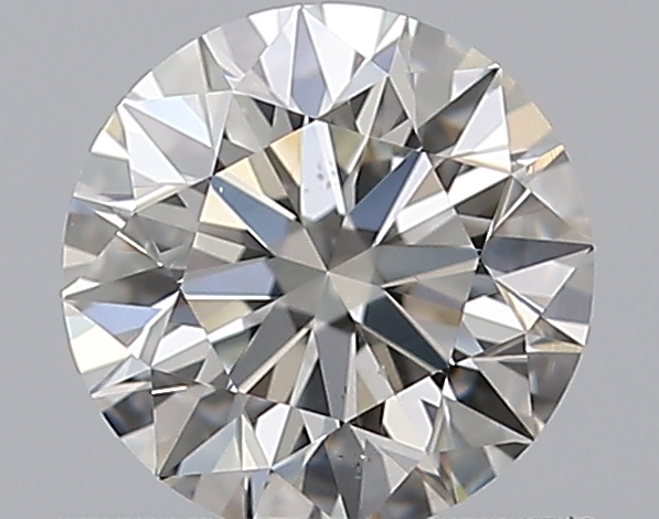 0.52 CaratI-SI1 EX Cut Round Diamond