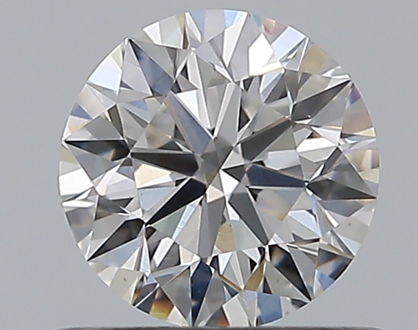 0.53 CaratE-VS2 EX Cut Round Diamond