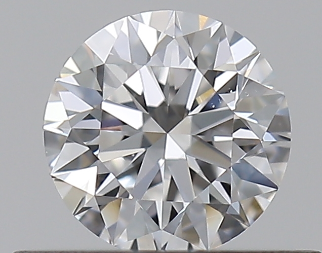0.37 CaratE-SI1 EX Cut Round Diamond