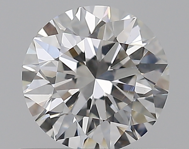 0.5 CaratF-VS2 EX Cut Round Diamond