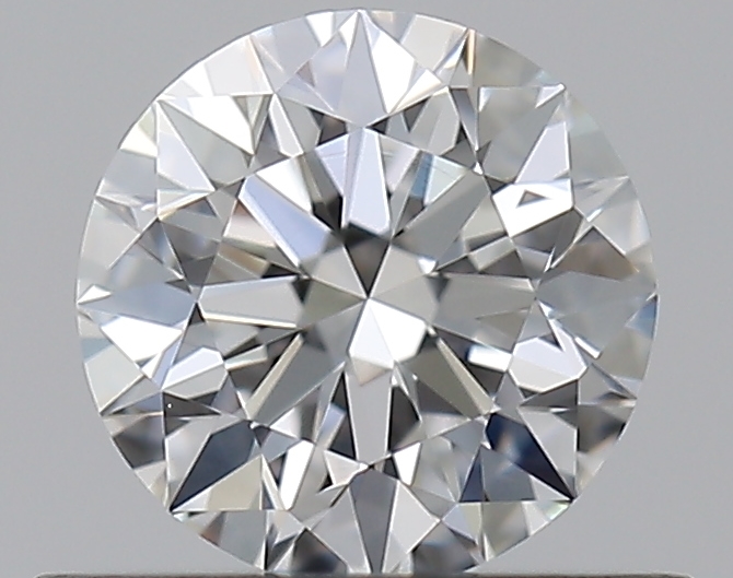0.5 CaratF-VVS2 EX Cut Round Diamond