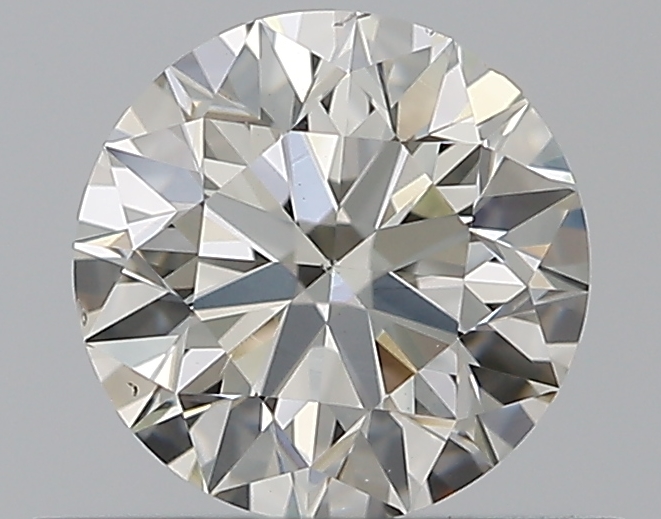 0.5 CaratJ-VS2 EX Cut Round Diamond