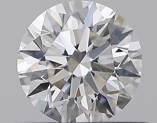 0.5 CaratF-SI2 EX Cut Round Diamond