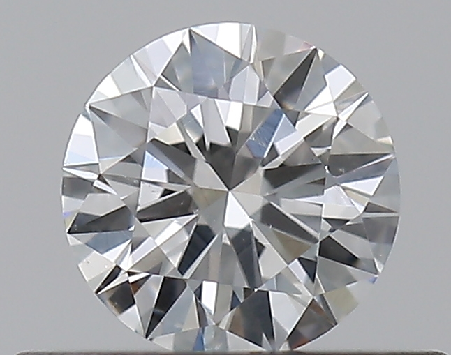 0.33 CaratF-SI1 EX Cut Round Diamond