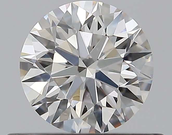 0.5 CaratF-SI1 EX Cut Round Diamond