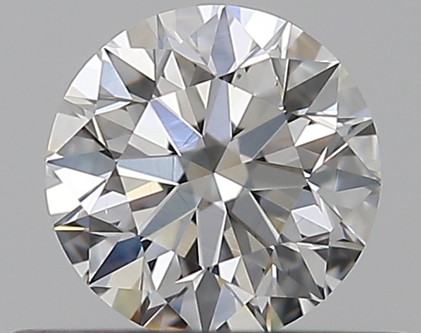 0.42 CaratF-VS2 EX Cut Round Diamond
