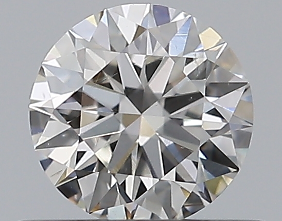 0.43 CaratF-SI2 EX Cut Round Diamond
