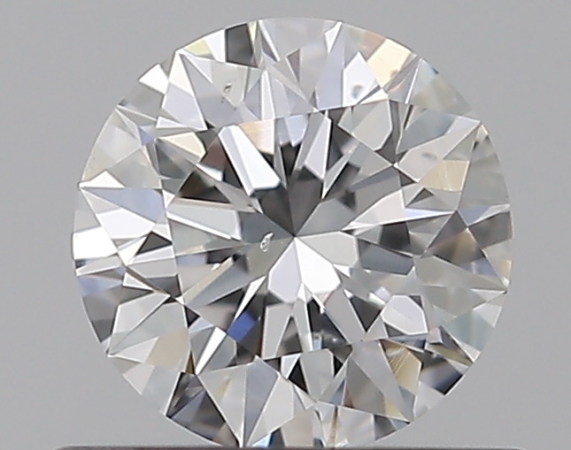 0.46 CaratF-SI1 EX Cut Round Diamond