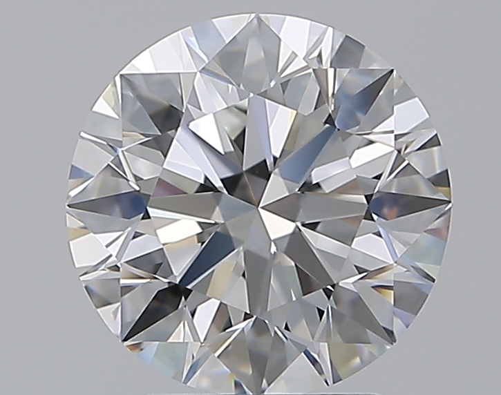 3.01 CaratF-VVS2 EX Cut Round Diamond