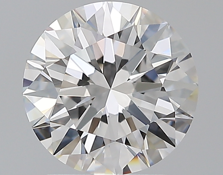 2.2 CaratD-VVS1 EX Cut Round Diamond