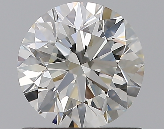 0.9 CaratJ-VS2 EX Cut Round Diamond