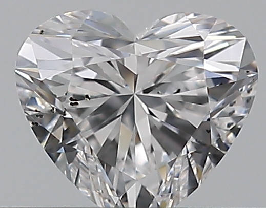0.33 CaratD-SI2 - Cut Heart Diamond