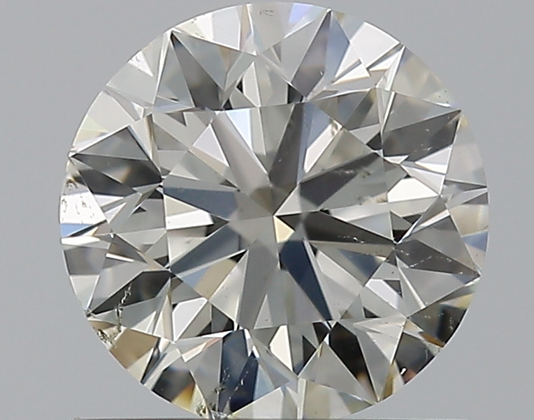 0.9 CaratJ-SI2 EX Cut Round Diamond