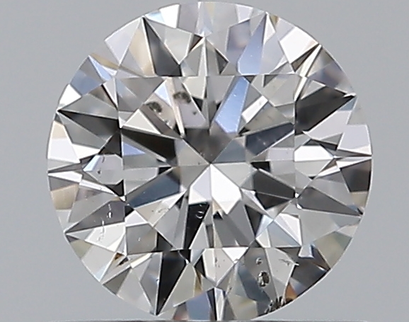 0.51 CaratE-SI2 EX Cut Round Diamond