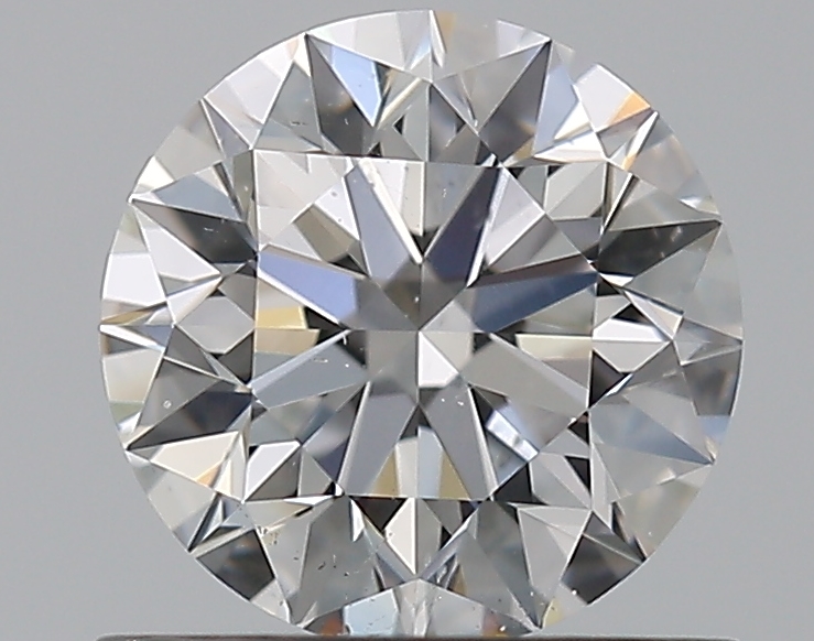 0.76 CaratD-SI1 EX Cut Round Diamond