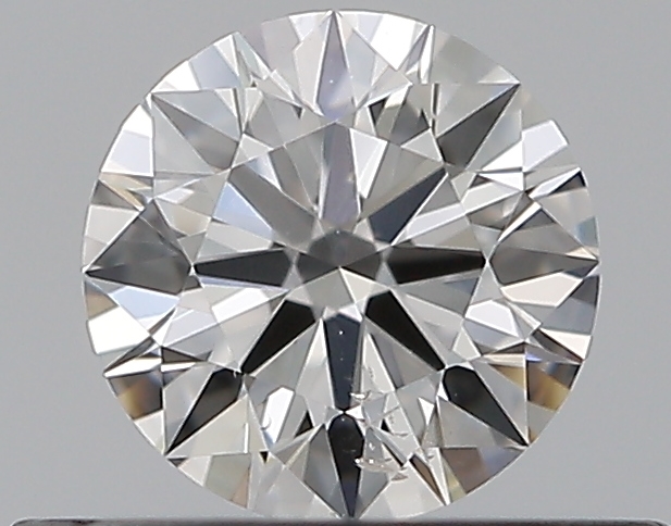 0.38 CaratE-SI2 EX Cut Round Diamond